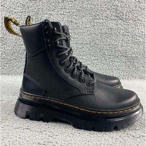 NEW DR. MARTENS Tarik Wyoming Boots  Black Unisex Lace-Up Ankle Womens 7 Mens 6